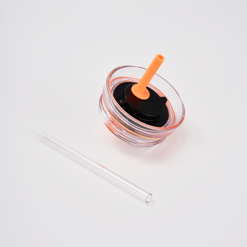 Popular 12oz Leak-proof Coffee Cup with a Straw
